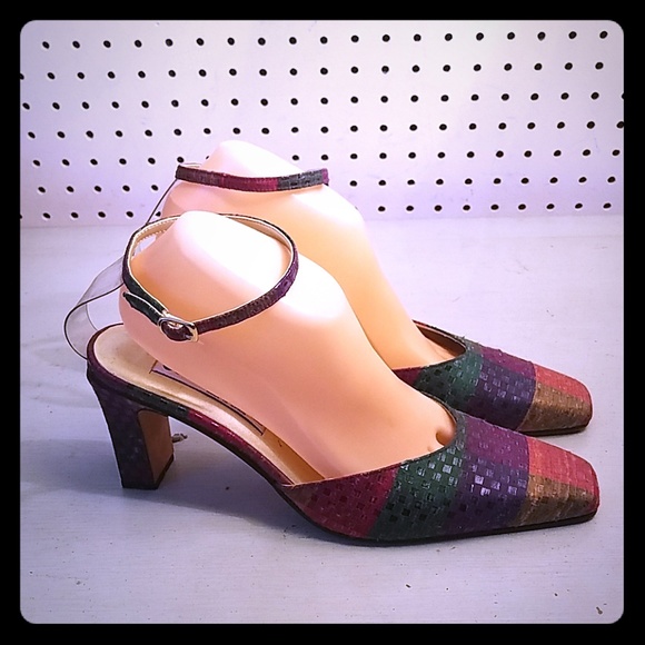 Costa Blanca Shoes - COSTA BLANKA MULTI -COLOR HEELS